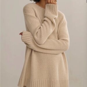 Cashmere Amelia Sweater warm sand